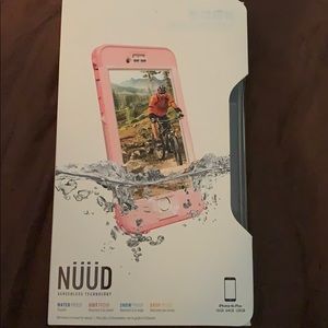 Iphone 6splus lifeproof case! Light pink. Nvr used